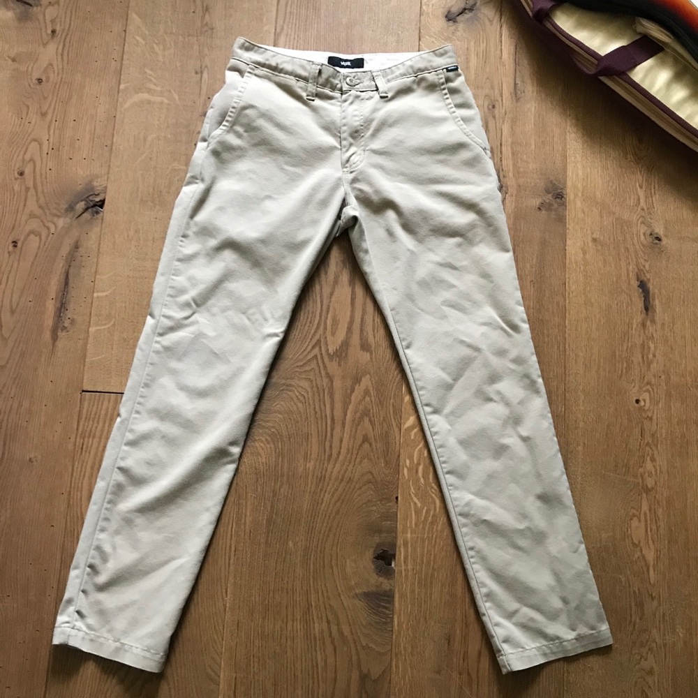 Vans Straight Fit Tan Khakis